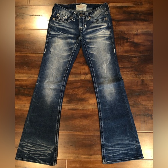 New Big Star Sweet Flare Ultra Low Rise 26 R x 32” - Picture 10 of 12